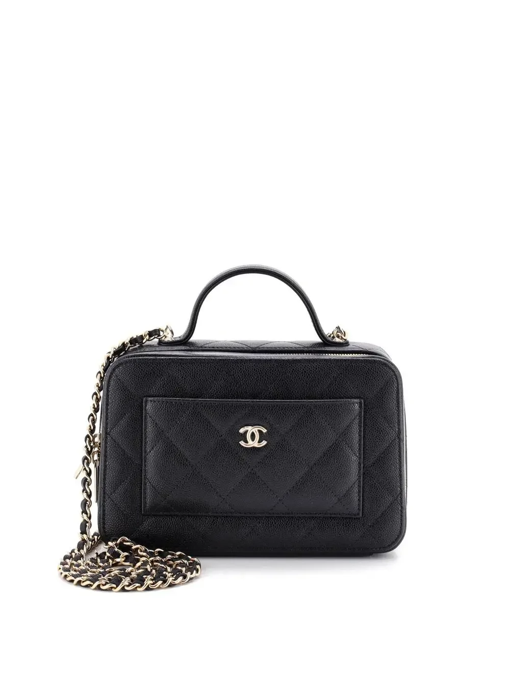 Chanel Cc Top Handle Front Pocket #343375C45B